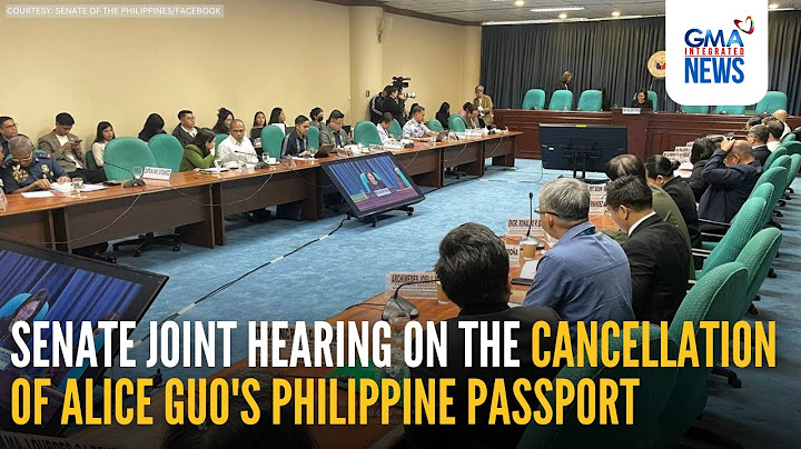 LIVE: Senate joint hearing on the cancellation of Alice Guo's PH passport | GMA Integrated News