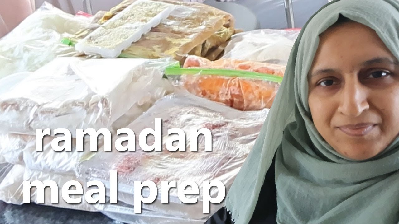 ramadan food preparation 2025 | make & freeze snacks, ingredients & meals | bulk ramadan prep