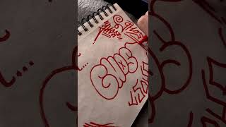 Simple, graffiti bubble letters  #reels #foryou #graffiti #art