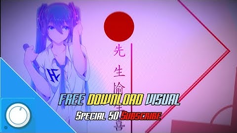 [ Free Download ] Avee Player Special Nightcore Visual || By : Hikaru Glory
