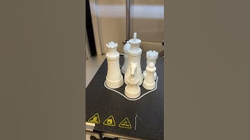 Marble Chess Pieces #3dprint #3dprinting #chess #chesspieces @Snapmaker #snapmaker