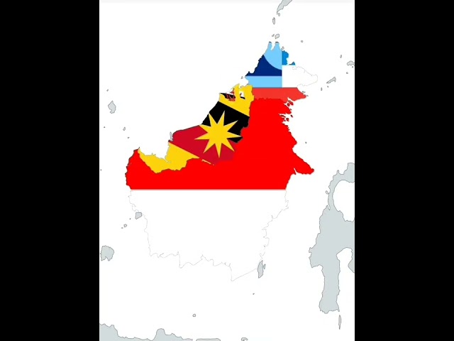 Evolution of Borneo 2022 vs 1890s #borneo #evolution #history #indonesia #malaysia class=