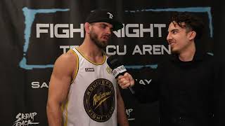 Fight Night At The Tech Post Fight Interview | Jackson Hemauer Talks Getting 1st Pro Win & More!