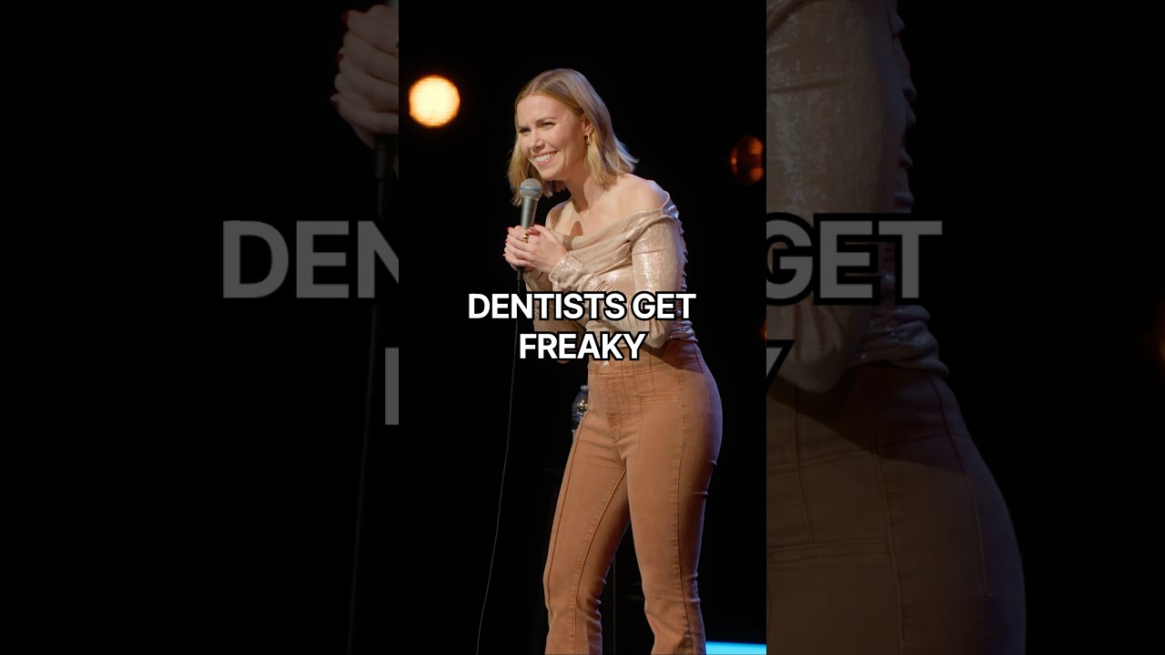 Adriana Chechik is forever a legend 🏆 #standupcomedy #dentist #shorts #relationship