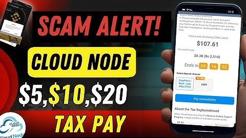 SCAM ALERT! Cloud Node App Exposed | Cloud Node Real or Fake | Cloud Node Tax Pay Scam Explained 