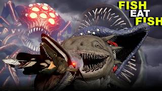 Download Lagu Big Fish Eat Fish | Sea Eater vs World Eater vs El Gran Maja vs Bloop MP3
