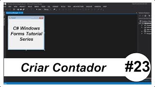 C# Tutorial de Windows Forms #23 - Como criar um Relógio de Contagem Regressiva