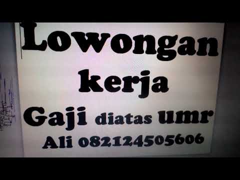LOWONGAN KERJA JABODETABEK