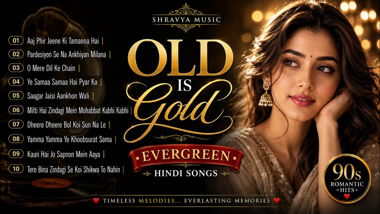 Old Is Gold Romantic Playlist | Evergreen Hindi Songs | 70s 80s 90s Bollywood Classics