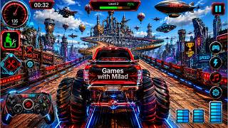 لعبة Monster Truck Mega Ramp Impossible Driver - Ultimate Car Stunts GT Racing - Android GamePlay... screenshot 4