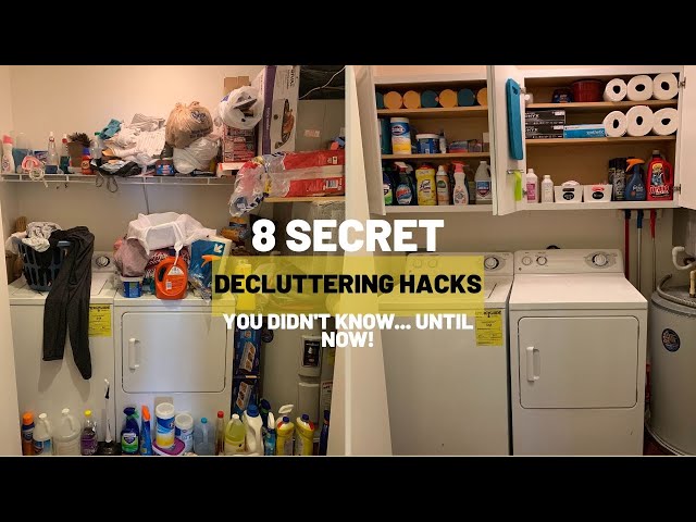 Home Decluttering Hacks for Messy People - Declutter in Minutes