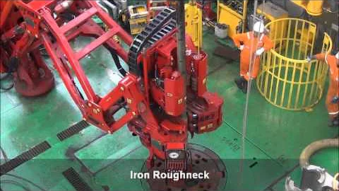 Drilling Simulation P60 - Making a drill pipe stand at the well center