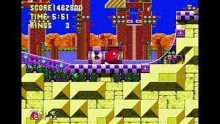 Sonic 3 & Knuckles - Launch Base 1 Knuckles: 2457400 (Score Attack)