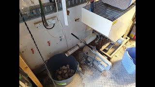 Ph Sawdust Briquette Maker Machine In Action Part 2