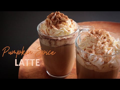 Pumpkin Spice Latte 🍂🍁 | Easy homemade pumpkin spice latte recipe| Tiffany&rsquo;s Kitchen Diary
