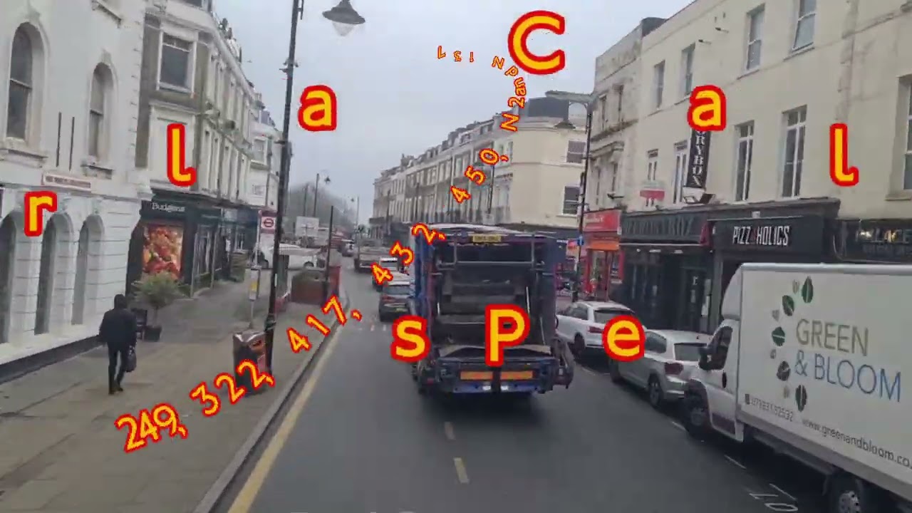 FULL ROUTE VISUAL | London Bus Route 432 - Brixton to Anerley Station | WVL382 (LX60DXP)