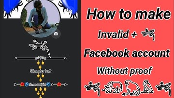 create animal 𓆈 symbol facebook idd | Make 𓆈 name fb account | invalid name fb id without proof 2021