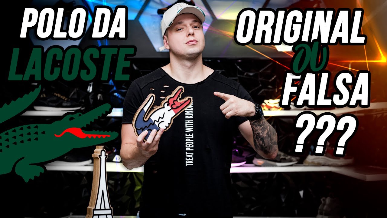 LACOSTE ORIGINAL PRETA/EDIÇÃO ESPECIAL LEVE AGORA em 2023