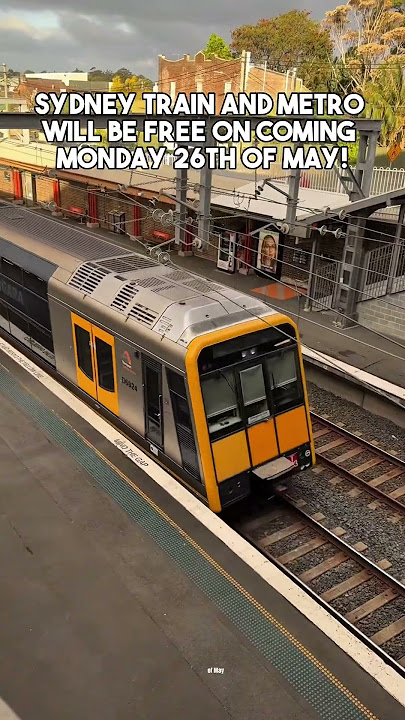 Just a #psa for #sydneytrain & #sydneymetro users! Free next Monday May 26 #sydney #publictransport