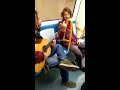 Músicos improvisación Metro Madrid