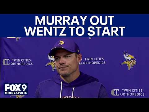 Vikings QB Kyler Murray ruled out, Carson Wentz to start against Bears