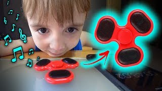 FIDGET SPINNER THAT PLAYS MUSIC!! Led Musical HandSpinner screenshot 4