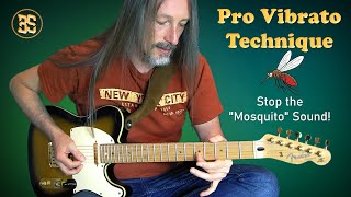 How to Get a Beautiful, Professional Vibrato: Stop the "Mosquito" Sound! 🎸✨ GuitarNerdery 055 ENH