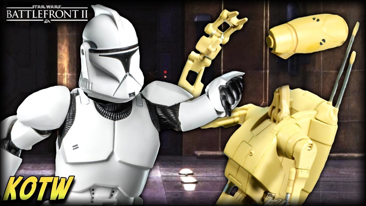 DROID HEAD PUNCHED OFF! - Star Wars Battlefront 2 TOP 5 KILLS OF THE WEEK