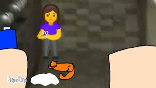 Female Cat Takes Off The Milk - Funny - Meme - Female Cat Luna - Cats - Old Lady Making Coffe