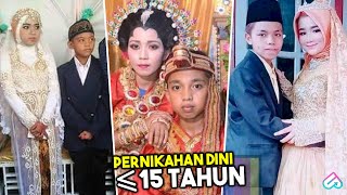 BOCIL INGUSAN KEBELET KAWIN! Begini Kisah Cinta 10 Pernikahan Anak yang Viral di Indonesia