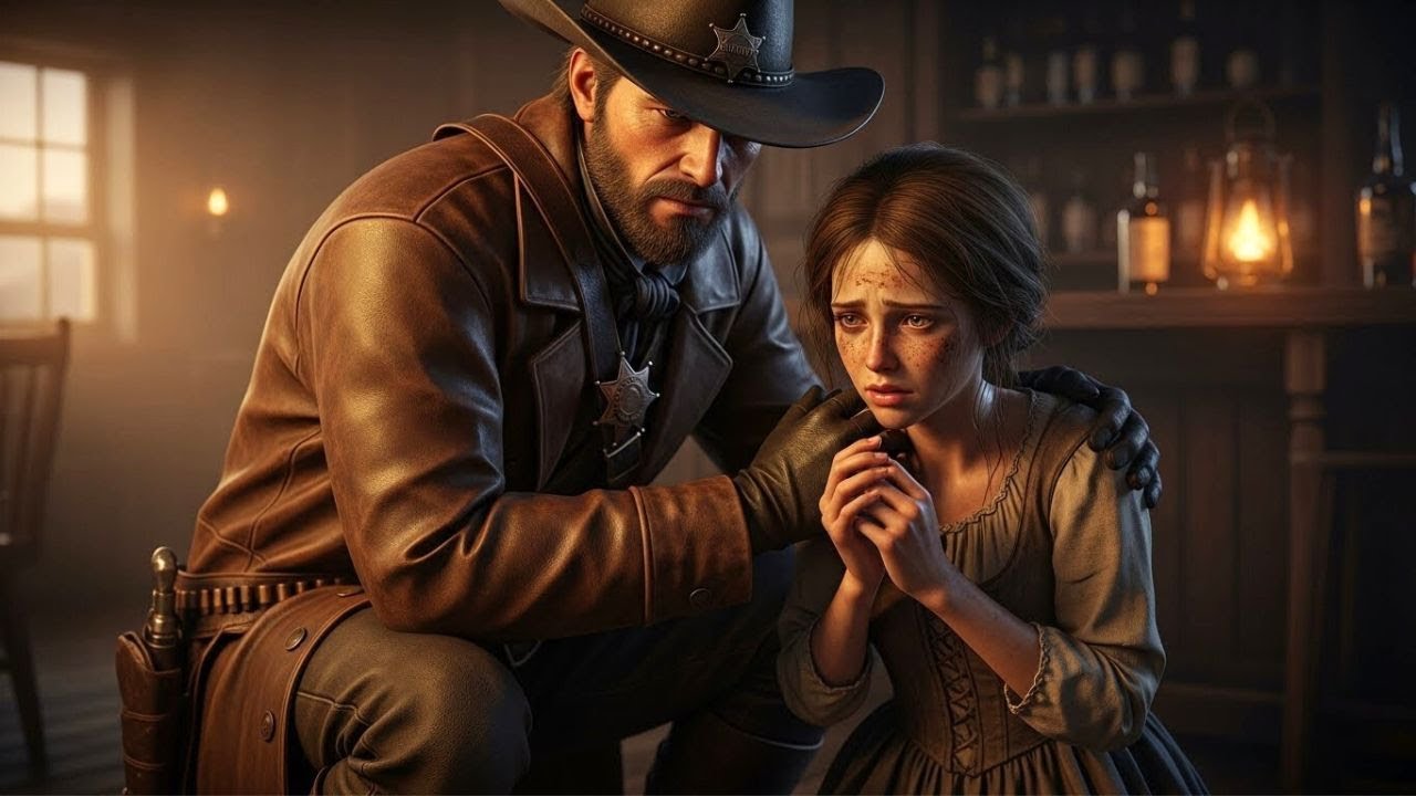 Orphan Girl Cleaned the Saloon at Midnight Then a Western Sheriff Changed Her Fate Forever