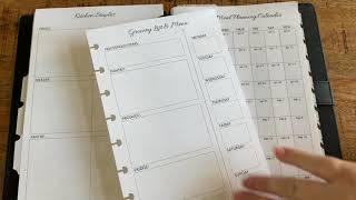Inside the Planner - Meal Planning (Section 5 of 6)
