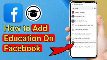 How To Add Education On Facebook - Easy Guide