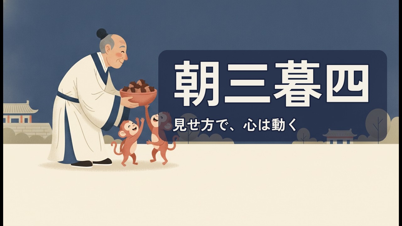 朝三暮四|見せ方ひとつで心は動く――フレーミング効果と現在バイアス