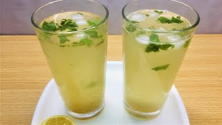 Homemade Lemonade Recipe | नींबू पानी  Nimbu Pani | Nimbu Shikanji नींबू शिकंजी  |  Soda Lemonade