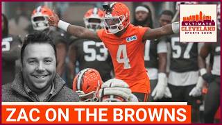 Zac Jackson on the latest in the Browns' QB battle, Shedeur Sanders, Deshaun Watson & Denzel Boston