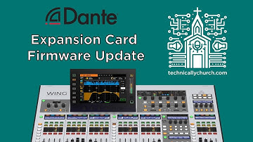 Dante Expansion Card Firmware Update Made EASY! (Behringer Wing & More)