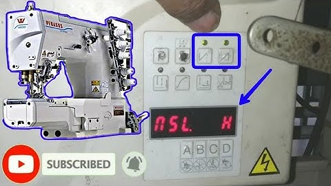 Reset, rotation & Model change, HO HSING HVP 90, pegasus sewing machine