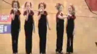 National Anthem Sung by Girls Ages 6-8