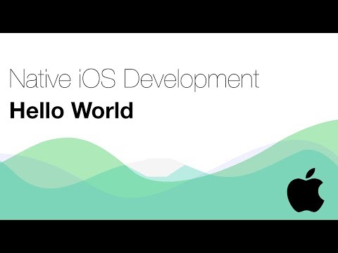 Native iOS Development: Hello World (#1)