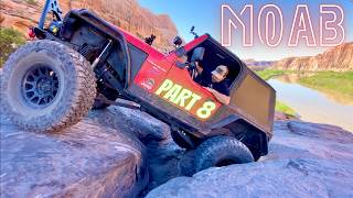 Moab 2026 part 8. Moab Rim! #rockcrawling #jeep #moab