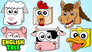 Animal Sounds Song + More Kids Songs | Fun Alphabets | English Tree