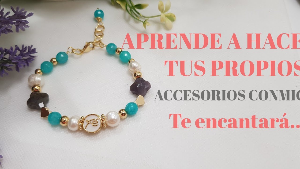 PULSERA FE.  HERMOSA Y MUY FÁCIL DE ELABORAR😍🙌