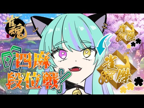 【#麻雀 #雀魂 #じゃんたま 】金の間！雀豪目指して段位戦！【#ウィスティリアリーフ  #ライブストリーフ 】