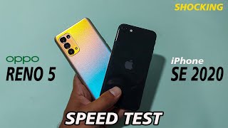 iPhone SE 2020 vs Oppo Reno 5 Speed Test Comparison - Really Interesting!