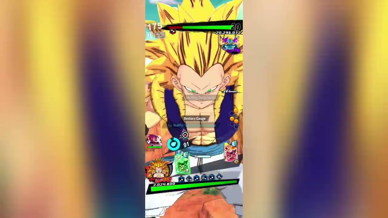 trying out legends limited super saiyan 3 gotenks on dragon ball legends