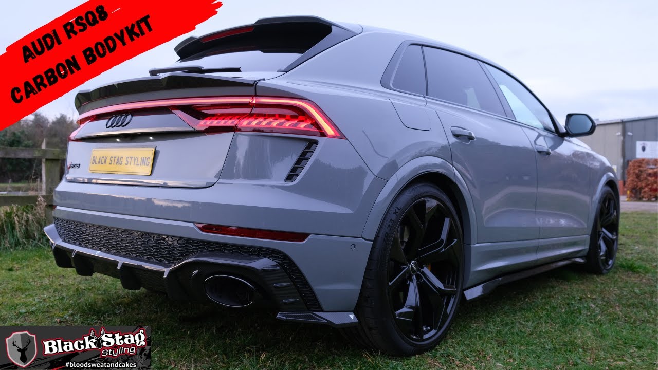 Audi RSQ8 Performance Carbon Edition 2024 Installing the Maxton