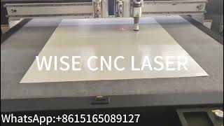 Double creasing wheel + vibrating knife tool flatbed cardboard cutting plotter machine,