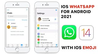 iOS WhatsApp for android || iOS WhatsApp theme for Android 2021 screenshot 5