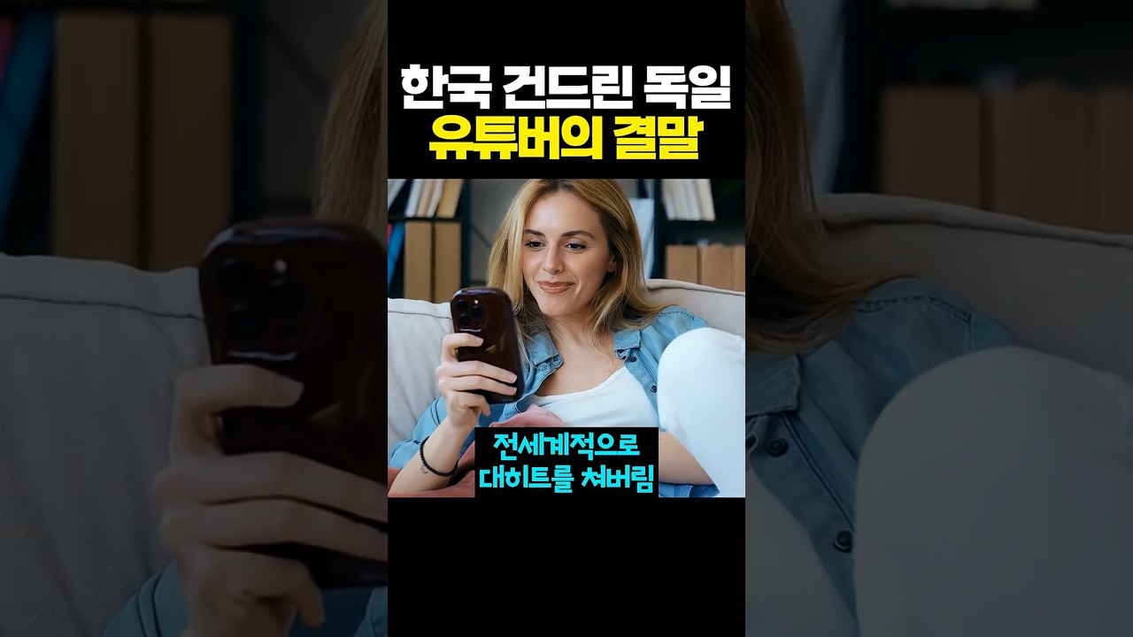 한국 건드린 독일 유튜버의 결말
